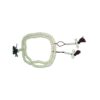 MALA OS BLANC - PERLES 10 MM