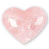 COEUR QUARTZ ROSE - 32 MM - LA PIECE