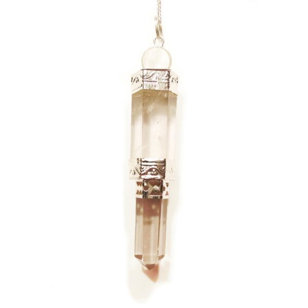 PENDULE BATON EN CRISTAL DE ROCHE 7,2 CM